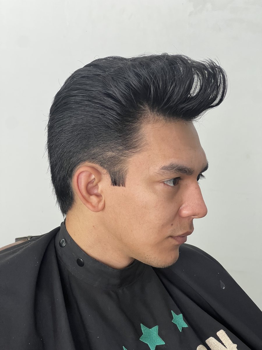 Corte masculino no Studio Felipe Serra